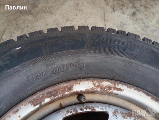 Зимни гуми 205/75/16 Michelin , снимка 3 - Гуми и джанти - 52400815