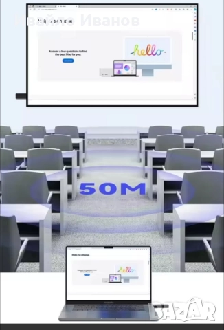 Сет от безжичен HDMI предавател и приемник Lemorele 50м. или 200м., снимка 7 - Друга електроника - 51857709