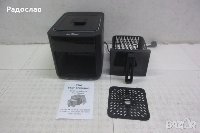 Air Fryer 32852A  Две в 1/  4.3L + top grill - 1500W (NEW).