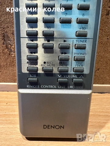 дистанционно "DENON URC-100E", снимка 3 - Ресийвъри, усилватели, смесителни пултове - 53490234