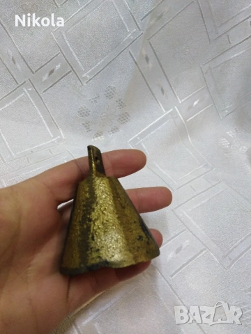 БРОНЗОВА КАМБНА И ЗВЪНЧЕТА , снимка 3 - Антикварни и старинни предмети - 53122209
