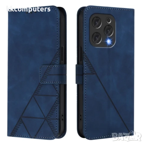 Doogee N55 Plus Crossbody 3D Embossed Wallet Кожен Калъф и Протектор, снимка 4 - Калъфи, кейсове - 51329066