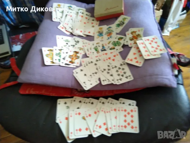 Patience маркови карти нови 2 чифта по 55карти малки 67х45мм, снимка 5 - Карти за игра - 47307978