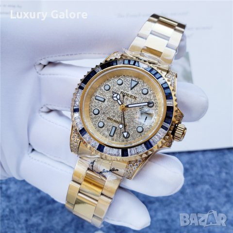 Мъжки часовник Rolex GMT-Master II Diamond с автоматичен механизъм, снимка 4 - Луксозни - 38212718
