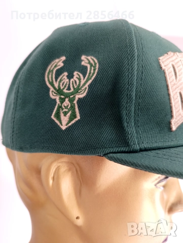 Мъжка шапка New Era Milwaukee Bucks, снимка 3 - Шапки - 52464389