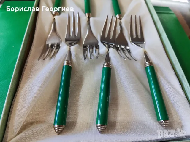 Нова Стара стока десертни вилици Italy 18/10, снимка 4 - Прибори за хранене, готвене и сервиране - 49556946