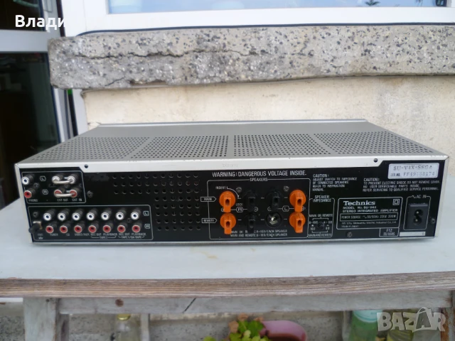 Усилвател TECHNICS SU-V4X, снимка 6 - Ресийвъри, усилватели, смесителни пултове - 51227452
