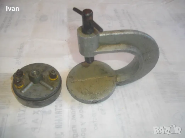 БЪЛГАРСКИ СОЦ НРБ СТАРО КАЧЕСТВО ВУЛКАНИЗАТОР 6V-12V ЗА ЛЕПЕНЕ ЗАЛЕПЯНЕ НА ГУМИ, снимка 14 - Други инструменти - 48922753