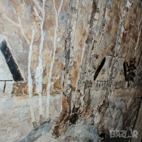 Авторска картина, смесена техника Северна Корея, град Самджион. , снимка 8 - Картини - 53201454