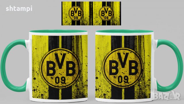 Чаша Борусия Дортмунд Borussia Dortmund Керамична, снимка 5 - Фен артикули - 34783906