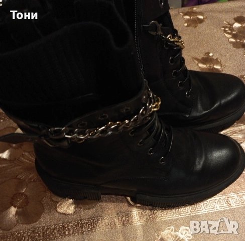 LADY GLORY Оригинал Нови Дамски Високи Боти Изцяло от Естествена Кожа 39, снимка 2 - Дамски боти - 53488904