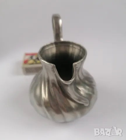 Каничка пютър Германия 1762, снимка 5 - Прибори за хранене, готвене и сервиране - 47875184