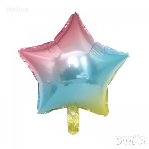 Преливащи фолиеви балони - тип омбре - Еднорог , снимка 2 - Други - 32445987