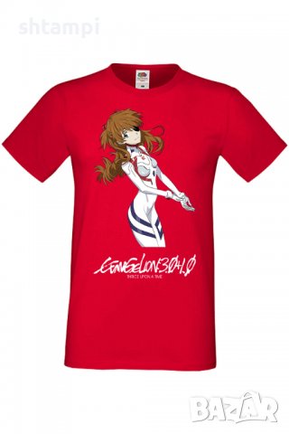 Мъжка тениска Evangelion Asuka Langley Soryu,Анимация,игра,Празник,Повод,, снимка 3 - Тениски - 38096243