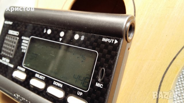 Електронен тунер за китара SEIKO, снимка 3 - Други - 26860158