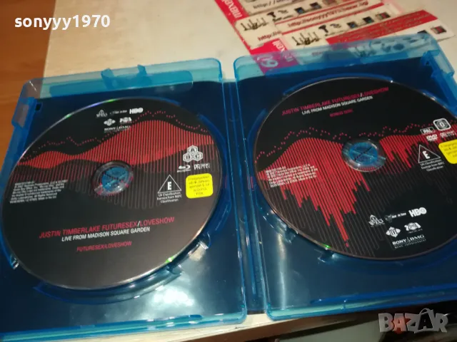 JUSTIN TIMBERLAKE BLU-RAY DISC+DVD DISC 1703251854, снимка 6 - DVD филми - 49532832