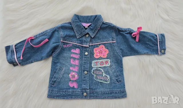 Бебешко дънково яке - 6 месеца, снимка 6 - Бебешки якета и елеци - 49999861