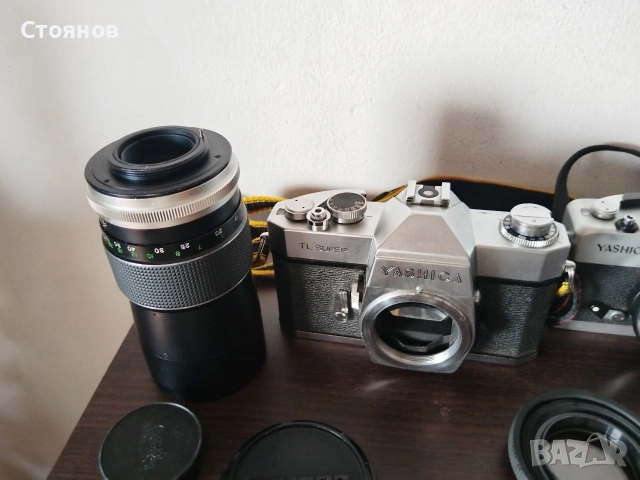YASHICA 35-ME, YASHICA TL SUPER, YASHICA Minister III Japan , снимка 10 - Фотоапарати - 49965236