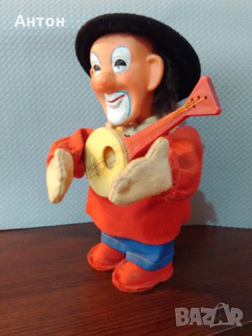 Стара СОЦ-механична играчка Клоун., снимка 2 - Антикварни и старинни предмети - 27259803