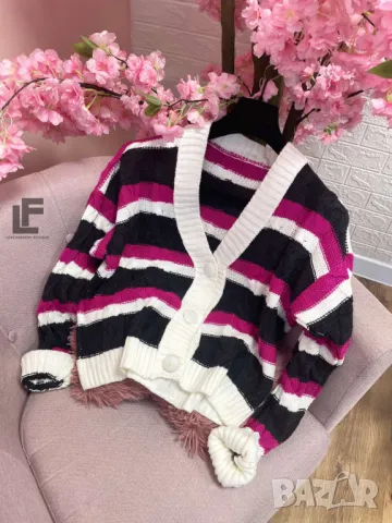 Плетена Жилетка LFS Blossom Pink 9380 , снимка 3 - Жилетки - 50437583