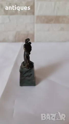 Стара руска бронзова пластика - ОРЛЕНОК - бронз и гранит, снимка 9 - Антикварни и старинни предмети - 50249094