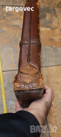 старинен твърд калъф кейс за пушка, снимка 5 - Ловно оръжие - 52599575