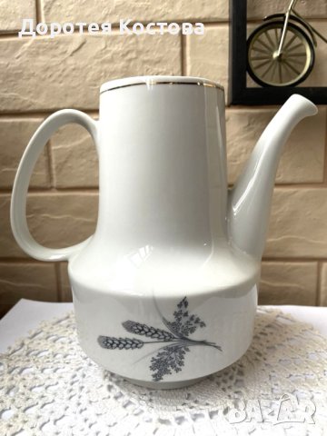 Стар български чайник с маркировка, снимка 4 - Антикварни и старинни предмети - 43156730