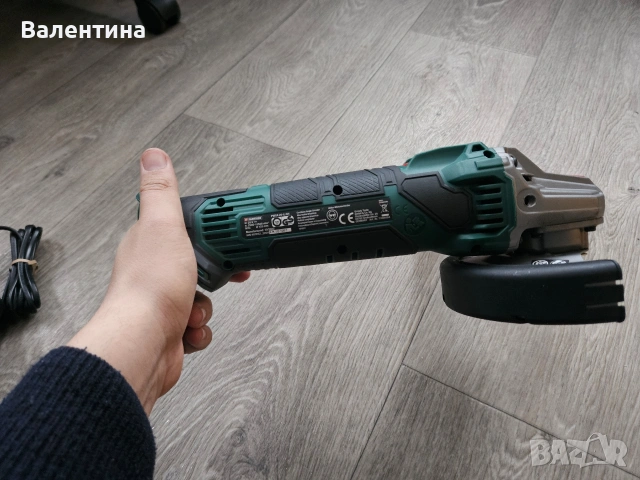 Акумулаторен ъглошлайф Parkside PWSA D4.Чисто нов, снимка 5 - Ъглошлайфи - 53126669