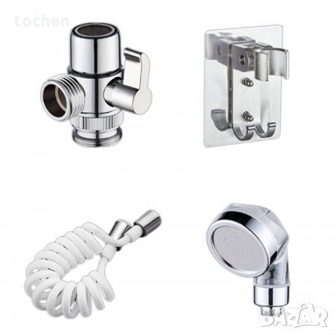 Душ за мивка с гъвкав маркуч със стенно окачване , снимка 7 - Аксесоари за кухня - 35458341