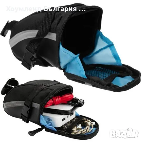 Водоустойчива чанта за колело под седалка, снимка 4 - Велосипеди - 50273135