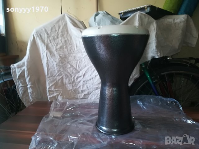 ГОЛЯМА ТАРАМБУКА-СИВ МЕТАЛИК-41Х26СМ, снимка 5 - Ударни инструменти - 28414043