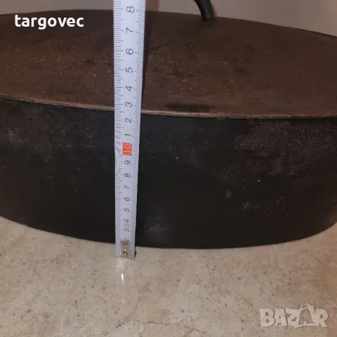 огромен старинен чугунен съд за печене, снимка 2 - Антикварни и старинни предмети - 48494906