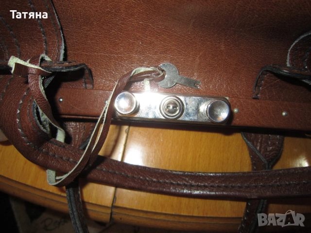 чанта  /ТИП- МЕДИЦИНСКА- межанизъм за заключване и ключе;кожени аксесоари;чанта -бамбук;Чанта МАNGO , снимка 7 - Чанти - 51635160