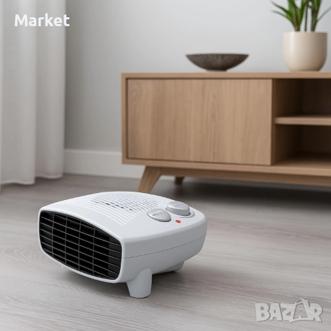 Отоплителна вентилаторна печка Voltz V51970E – 2000W, бял, снимка 2 - Отоплителни печки - 51812125