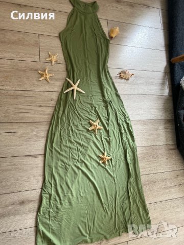 Елегантна зелена рокля, снимка 3 - Рокли - 37887595
