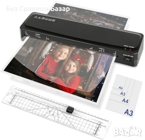 Нова Бърза A3 А4 А5  Ламинираща Машина 360мм/мин Тиха Преносима