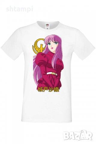 Мъжка тениска Saint Seiya Athena,Анимация,игра,Празник,Повод,, снимка 2 - Тениски - 38122573