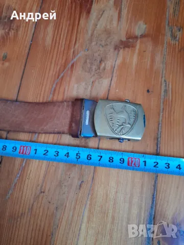 Стар кожен колан #10, снимка 5 - Други ценни предмети - 48837404