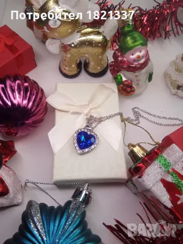 Колие с кристали , снимка 4 - Колиета, медальони, синджири - 49339056