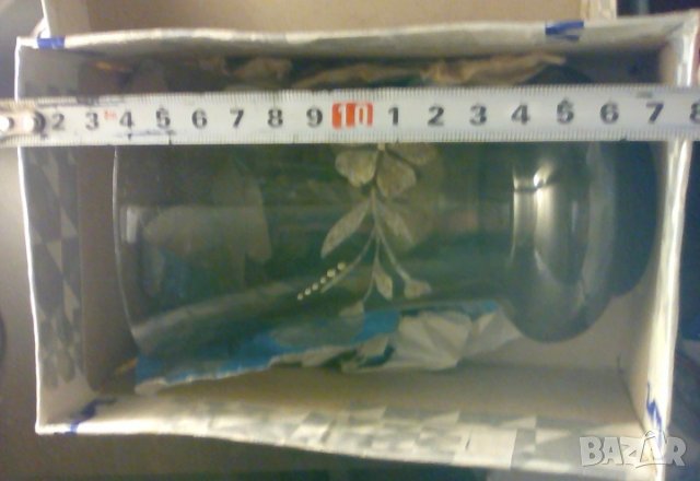 Ваза калиево стъкло кварц, снимка 2 - Вази - 35132765