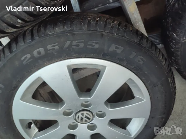 Четири зимни гуми 2021г с джанти 16 ц. Audi A3 , снимка 4 - Гуми и джанти - 49334714
