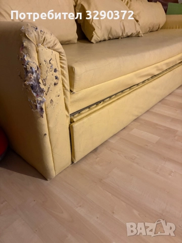 Кожен диван разтегателен, снимка 5 - Дивани и мека мебел - 52183051