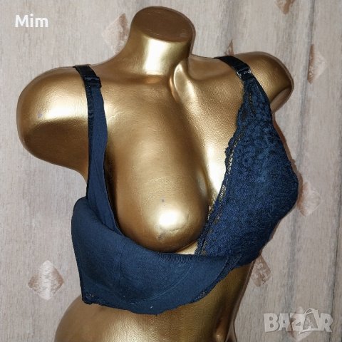 hunkemoller 90 E Черен дантелен сутиен с падаща чашка / за кърмачки /, снимка 5 - Бельо - 44041587