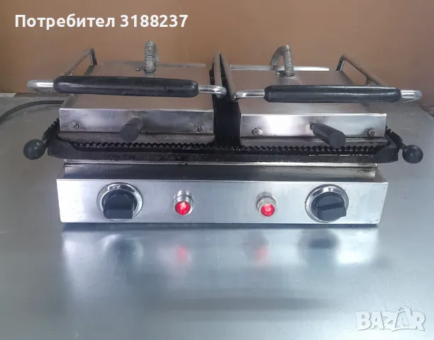 Професионалев двоен контактен грил/тостер преса