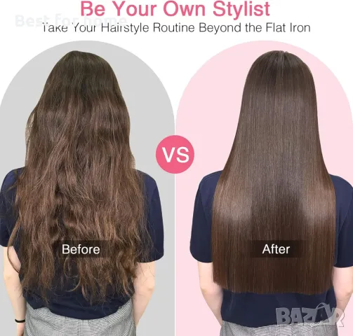 MiroPure 2 в 1 четка за изправяне на коса, снимка 7 - Друга електроника - 49547383