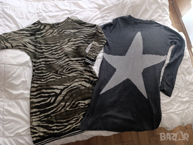 ХЛ Лот 2 рокли есен-зима обща цена 20ЛВ , снимка 2 - Рокли - 52232192