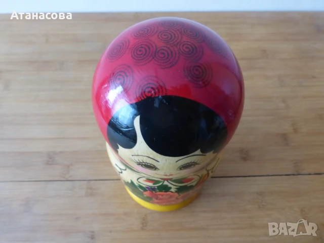 Матрьошка Семьоновка 8 бр 1980 г, снимка 10 - Антикварни и старинни предмети - 50978837