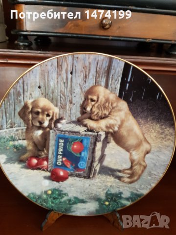 Декоративни чинии с кученца, снимка 6 - Други - 33475047
