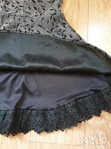 Официална рокля в сребристо и черно, снимка 6 - Детски рокли и поли - 43435114