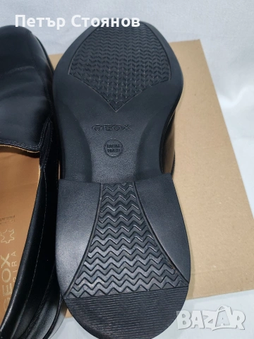 Удобни мъжки обувки от естествена кожа Geox Respira №46, снимка 9 - Ежедневни обувки - 53574293